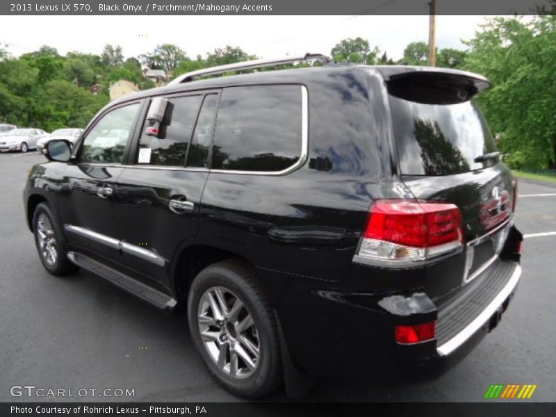 Black Onyx / Parchment/Mahogany Accents 2013 Lexus LX 570