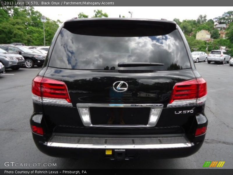Black Onyx / Parchment/Mahogany Accents 2013 Lexus LX 570