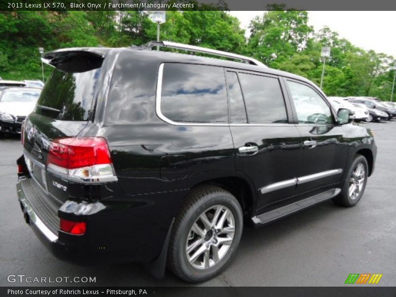 Black Onyx / Parchment/Mahogany Accents 2013 Lexus LX 570