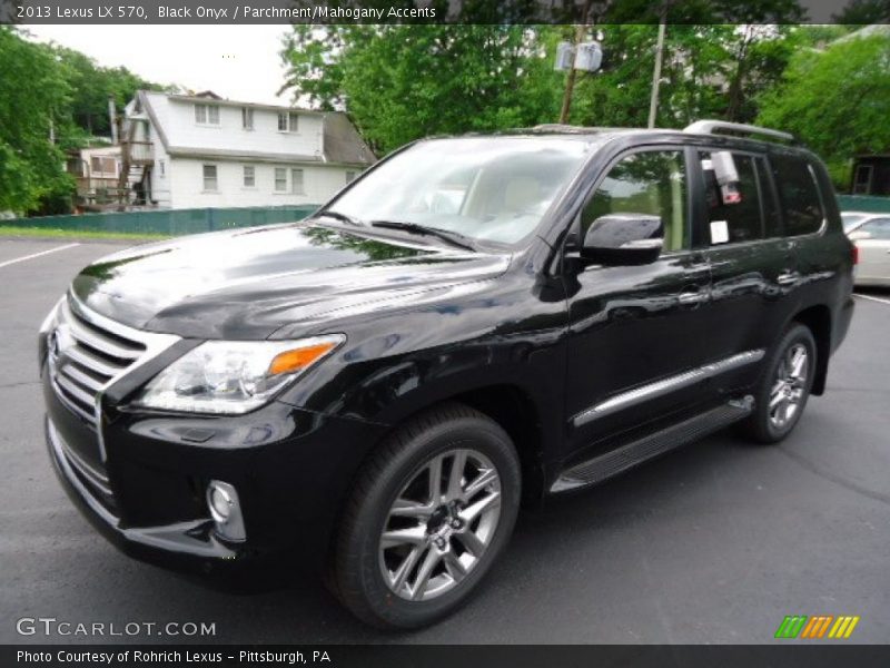 Black Onyx / Parchment/Mahogany Accents 2013 Lexus LX 570