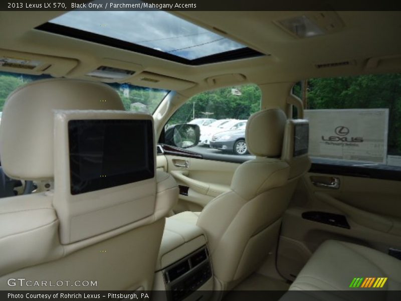 Black Onyx / Parchment/Mahogany Accents 2013 Lexus LX 570