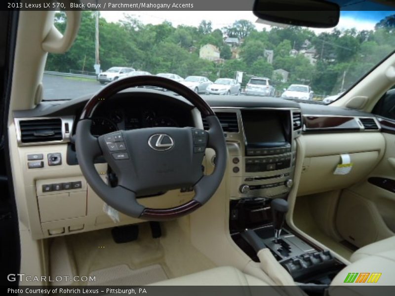 Dashboard of 2013 LX 570
