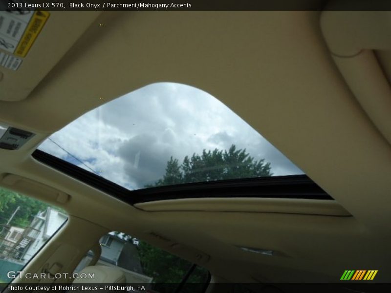 Black Onyx / Parchment/Mahogany Accents 2013 Lexus LX 570