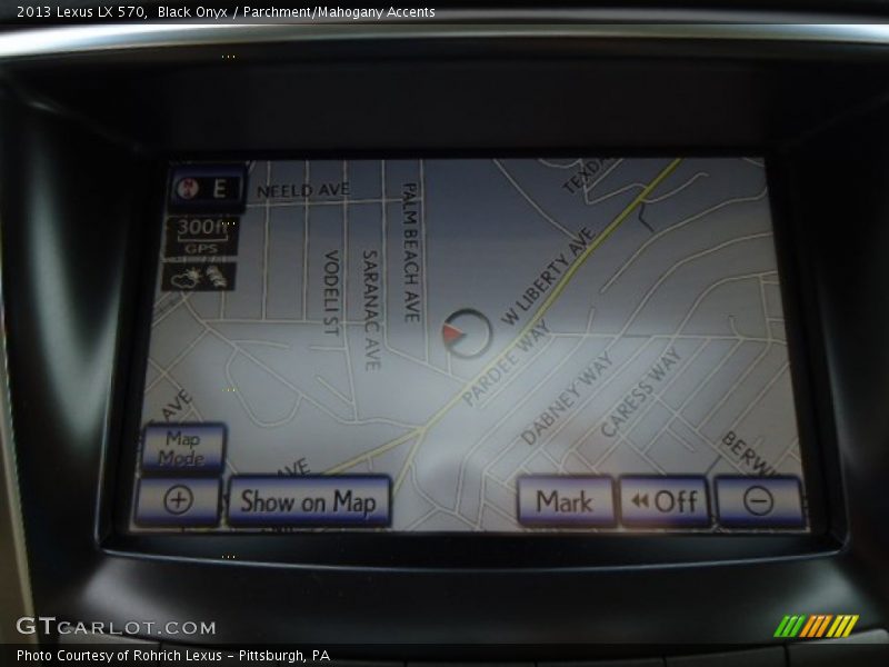 Navigation of 2013 LX 570