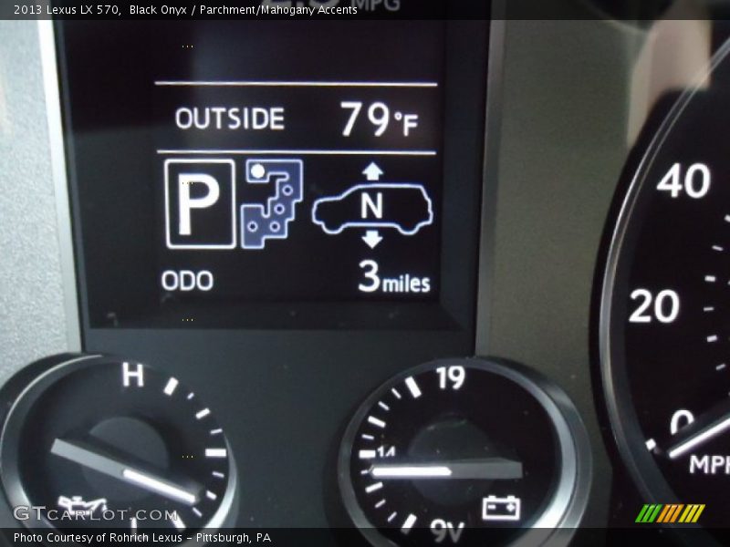 Black Onyx / Parchment/Mahogany Accents 2013 Lexus LX 570