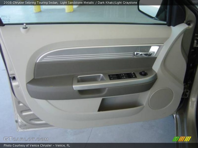Light Sandstone Metallic / Dark Khaki/Light Graystone 2008 Chrysler Sebring Touring Sedan