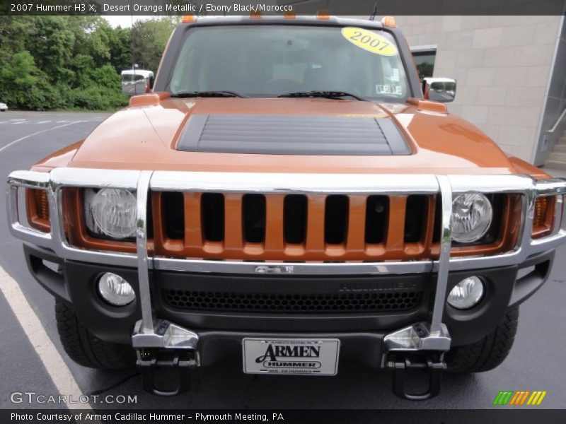 Desert Orange Metallic / Ebony Black/Morocco 2007 Hummer H3 X