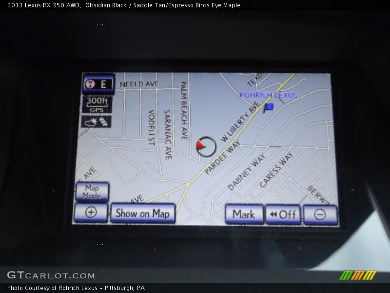 Obsidian Black / Saddle Tan/Espresso Birds Eye Maple 2013 Lexus RX 350 AWD