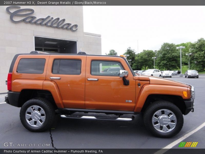Desert Orange Metallic / Ebony Black/Morocco 2007 Hummer H3 X