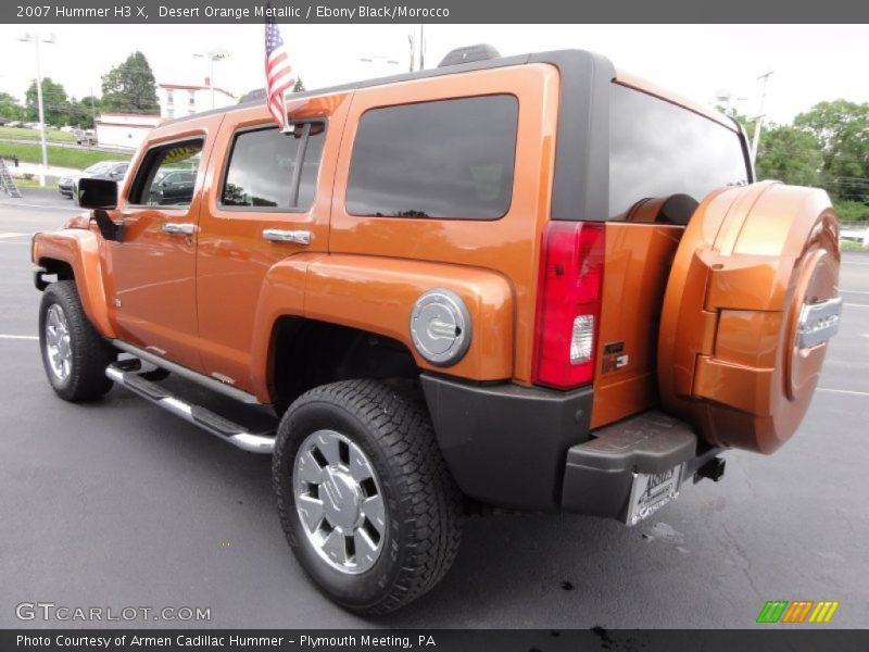  2007 H3 X Desert Orange Metallic