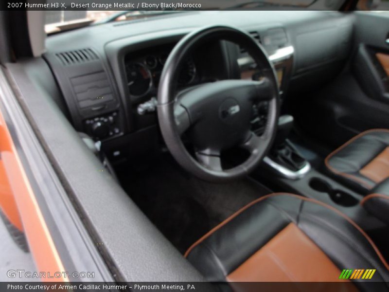 Desert Orange Metallic / Ebony Black/Morocco 2007 Hummer H3 X