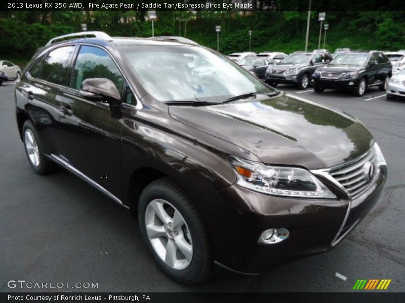 Front 3/4 View of 2013 RX 350 AWD