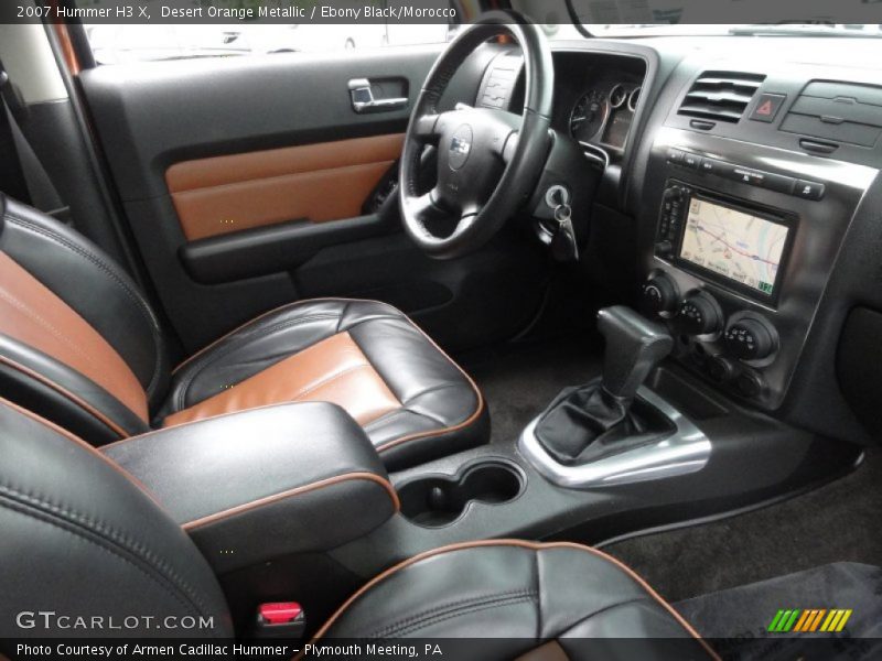 Desert Orange Metallic / Ebony Black/Morocco 2007 Hummer H3 X