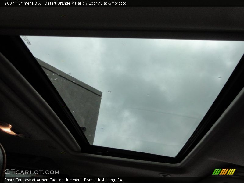 Sunroof of 2007 H3 X