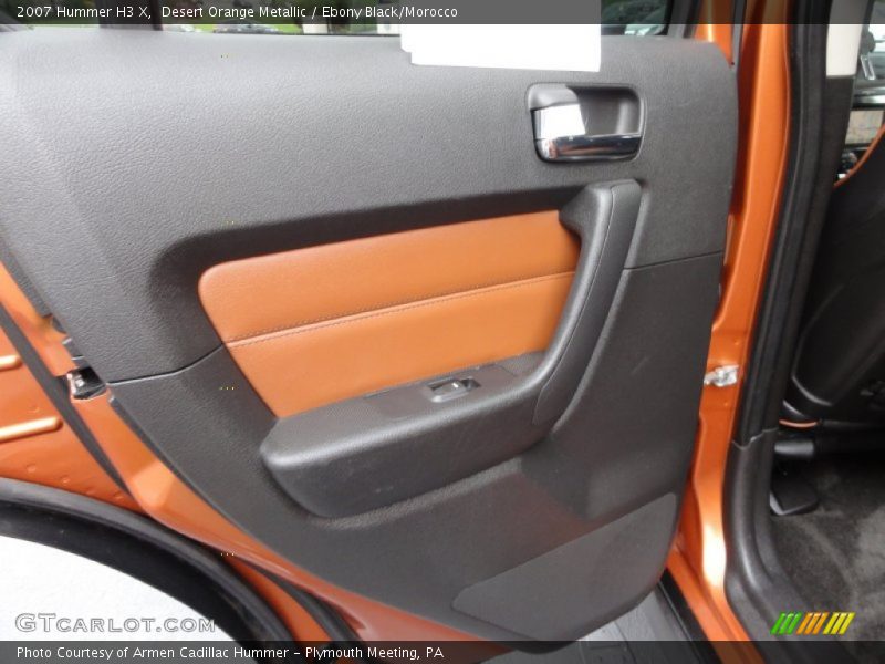 Desert Orange Metallic / Ebony Black/Morocco 2007 Hummer H3 X