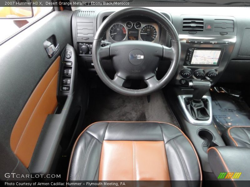 Desert Orange Metallic / Ebony Black/Morocco 2007 Hummer H3 X