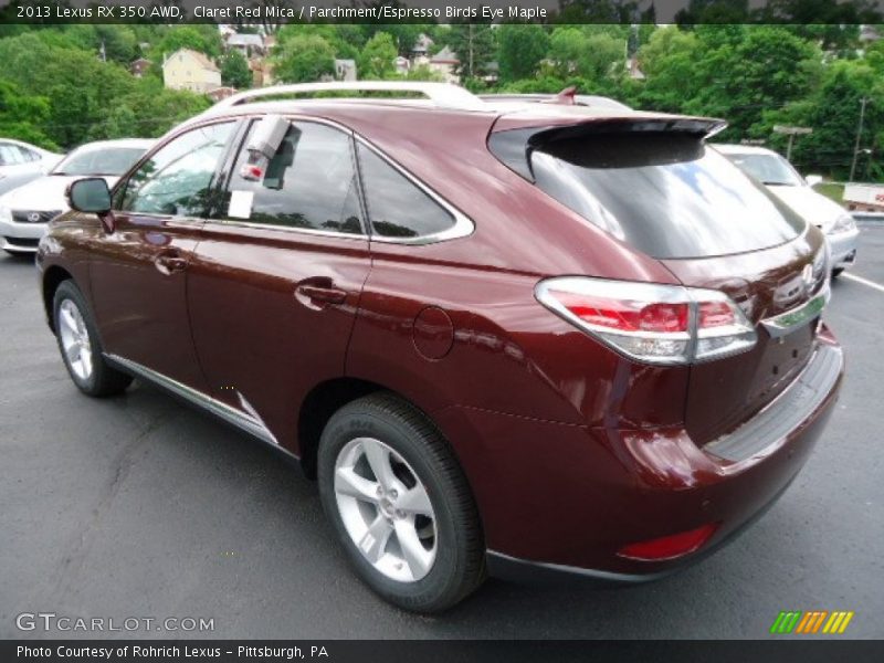  2013 RX 350 AWD Claret Red Mica