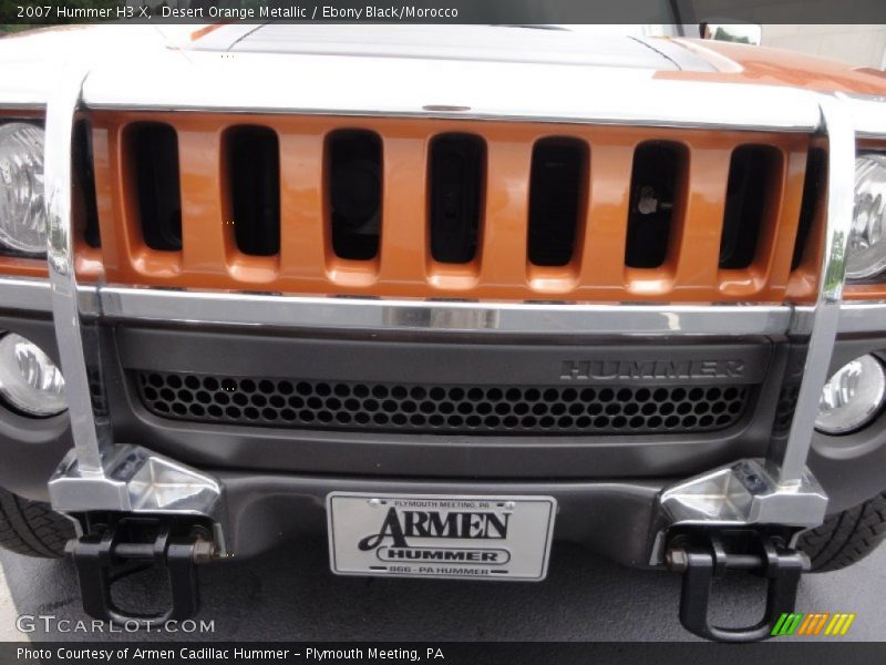 Desert Orange Metallic / Ebony Black/Morocco 2007 Hummer H3 X