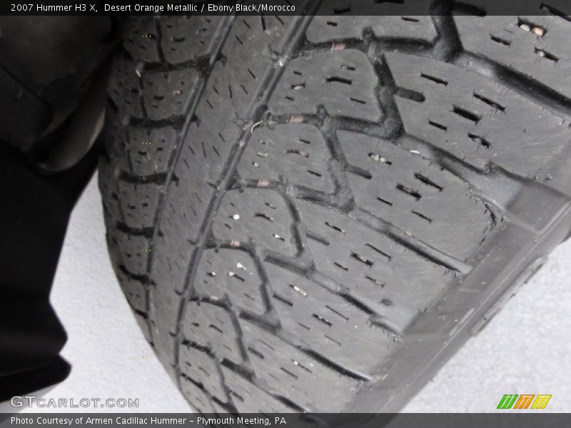 Desert Orange Metallic / Ebony Black/Morocco 2007 Hummer H3 X