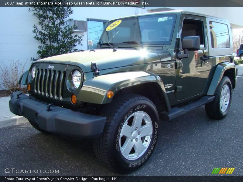 Jeep Green Metallic / Dark Khaki/Medium Khaki 2007 Jeep Wrangler Sahara 4x4