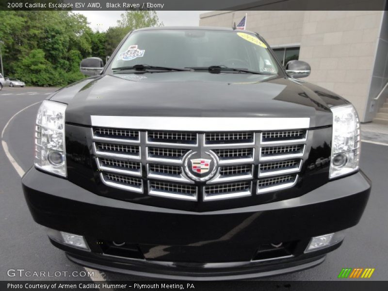 Black Raven / Ebony 2008 Cadillac Escalade ESV AWD