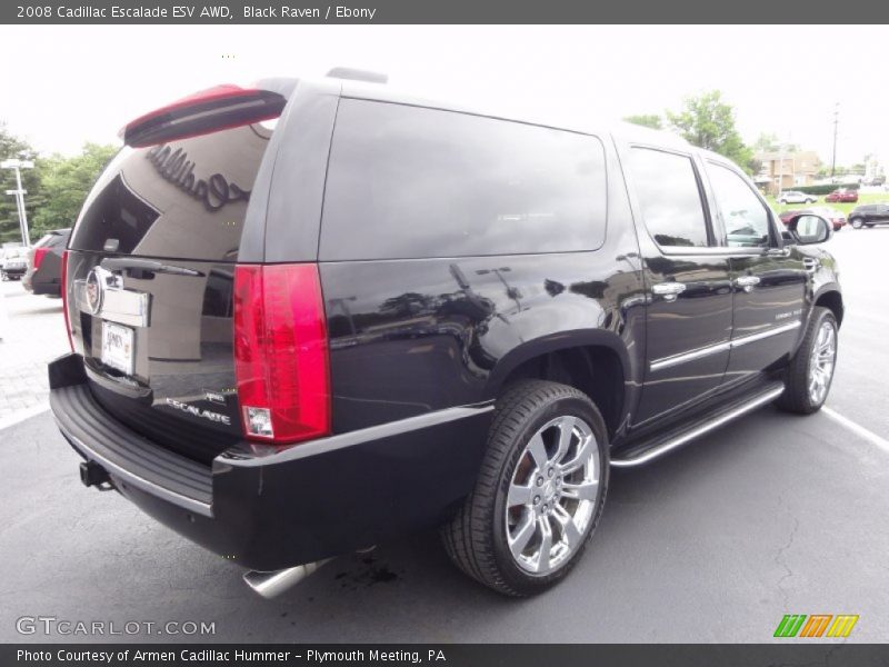 Black Raven / Ebony 2008 Cadillac Escalade ESV AWD