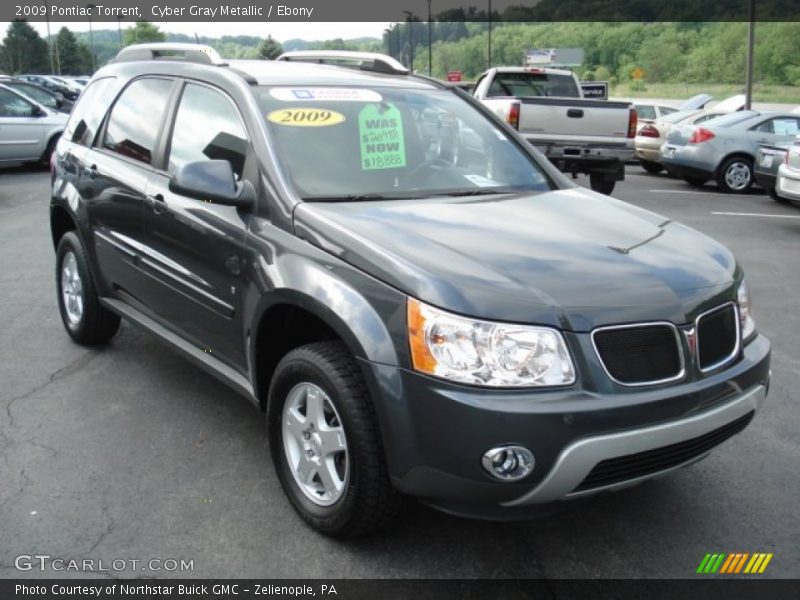 Cyber Gray Metallic / Ebony 2009 Pontiac Torrent