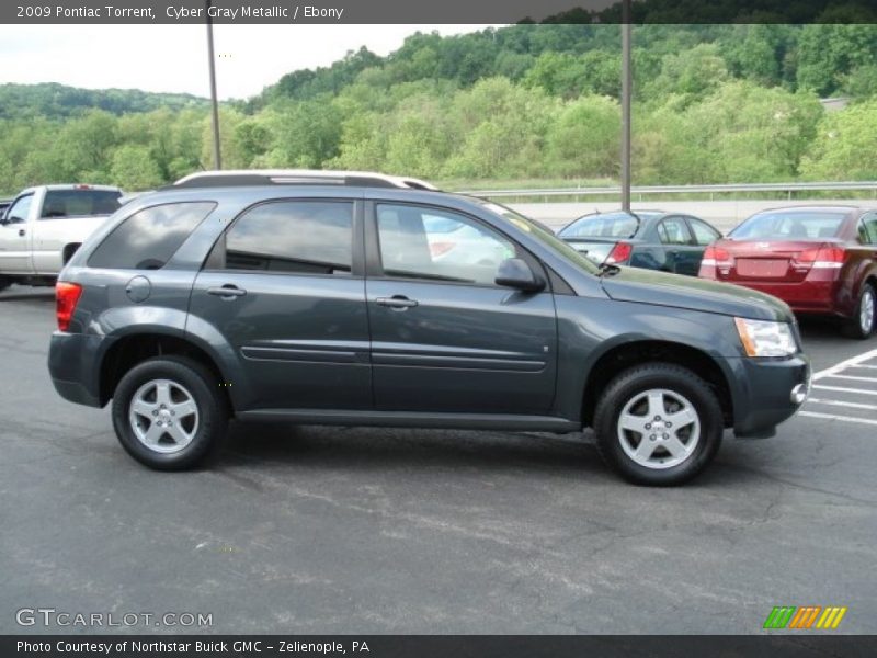 Cyber Gray Metallic / Ebony 2009 Pontiac Torrent