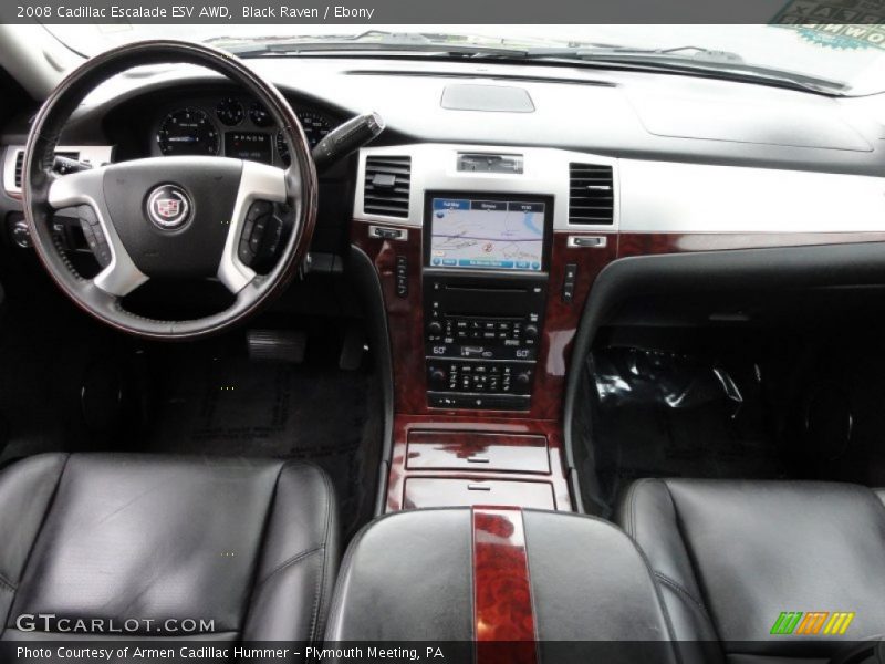 Black Raven / Ebony 2008 Cadillac Escalade ESV AWD