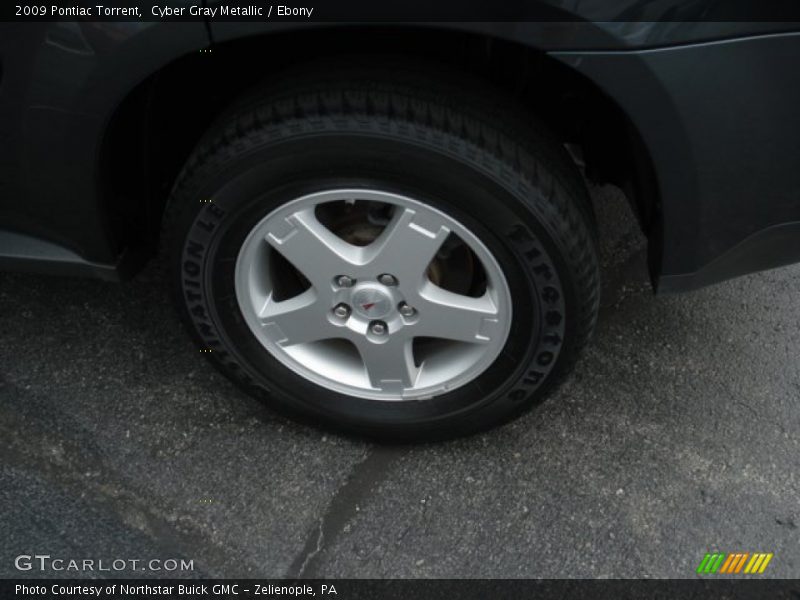 Cyber Gray Metallic / Ebony 2009 Pontiac Torrent