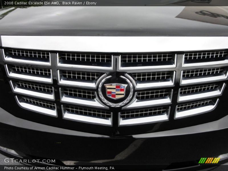 Black Raven / Ebony 2008 Cadillac Escalade ESV AWD