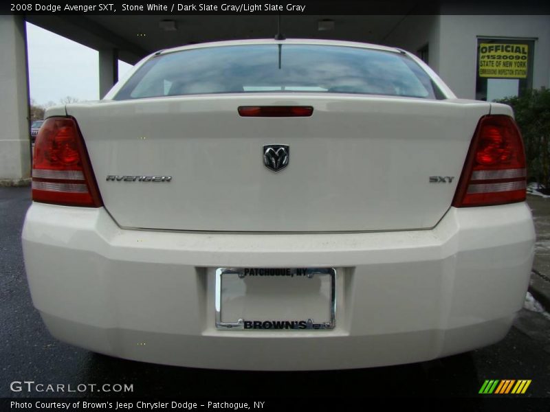 Stone White / Dark Slate Gray/Light Slate Gray 2008 Dodge Avenger SXT