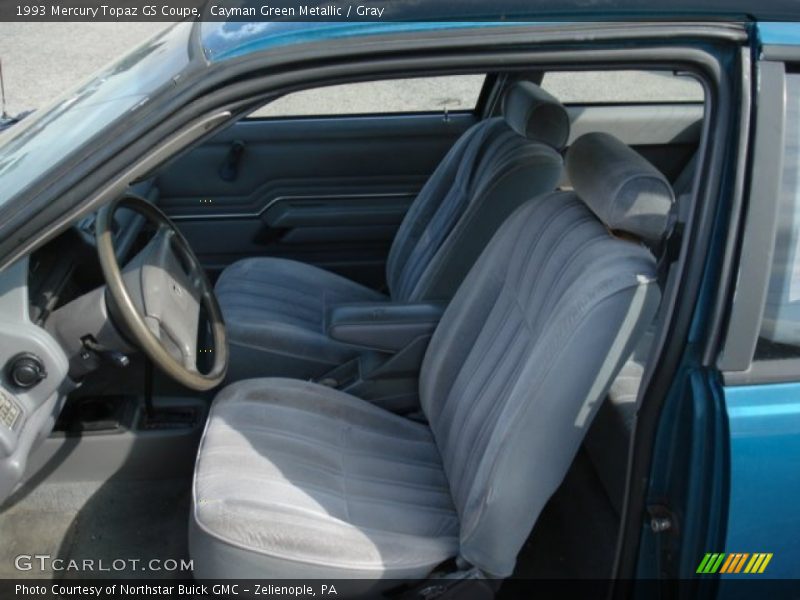 Front Seat of 1993 Topaz GS Coupe