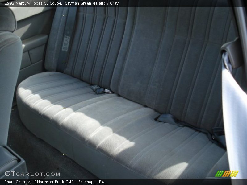 Rear Seat of 1993 Topaz GS Coupe