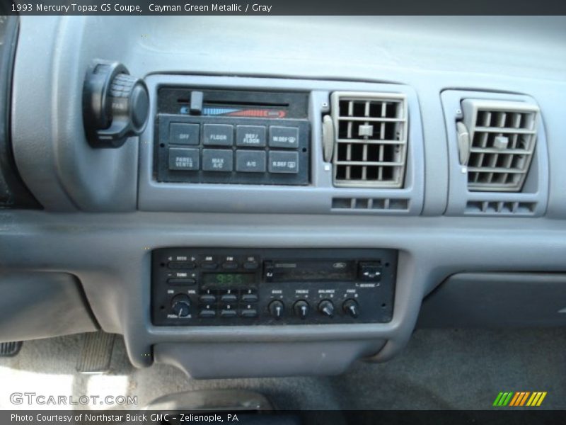 Controls of 1993 Topaz GS Coupe