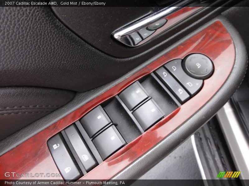 Gold Mist / Ebony/Ebony 2007 Cadillac Escalade AWD