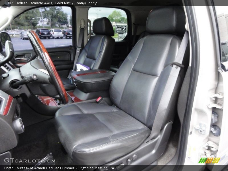 Gold Mist / Ebony/Ebony 2007 Cadillac Escalade AWD