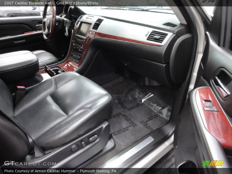 Gold Mist / Ebony/Ebony 2007 Cadillac Escalade AWD