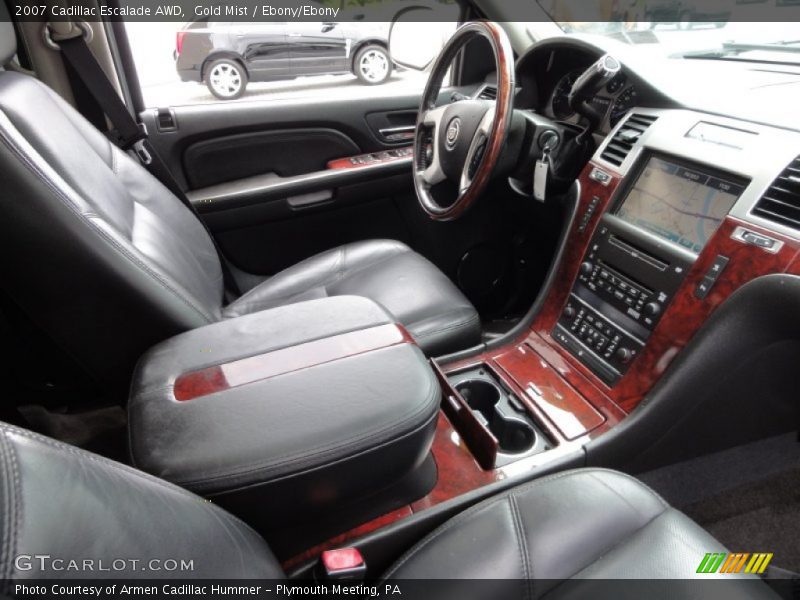 Gold Mist / Ebony/Ebony 2007 Cadillac Escalade AWD