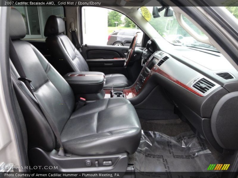 Gold Mist / Ebony/Ebony 2007 Cadillac Escalade AWD