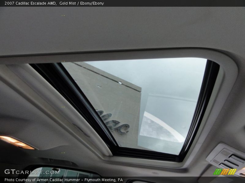 Gold Mist / Ebony/Ebony 2007 Cadillac Escalade AWD