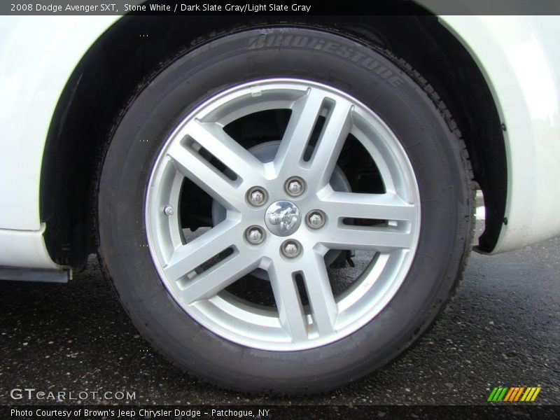 Stone White / Dark Slate Gray/Light Slate Gray 2008 Dodge Avenger SXT