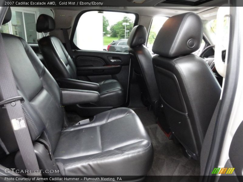 Gold Mist / Ebony/Ebony 2007 Cadillac Escalade AWD