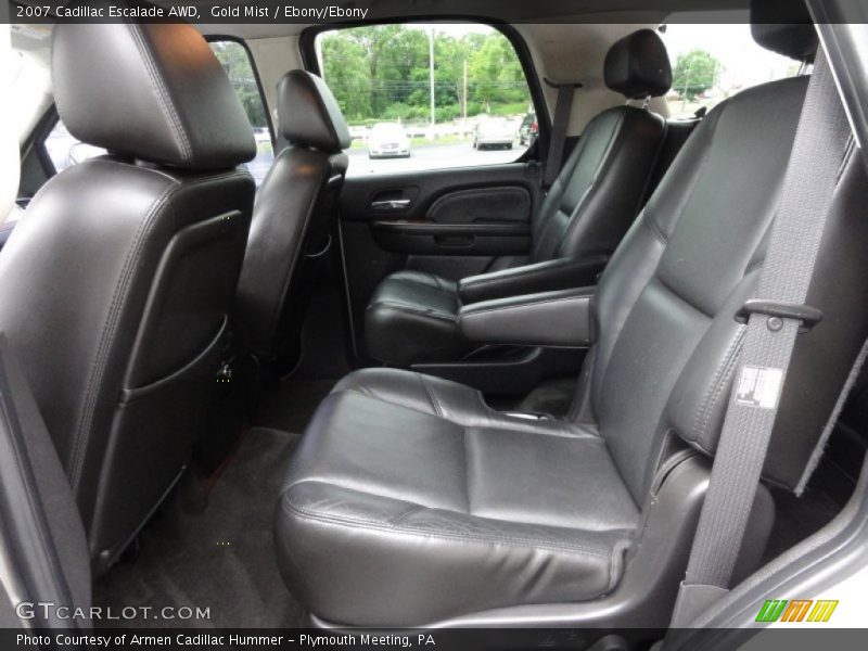 Gold Mist / Ebony/Ebony 2007 Cadillac Escalade AWD