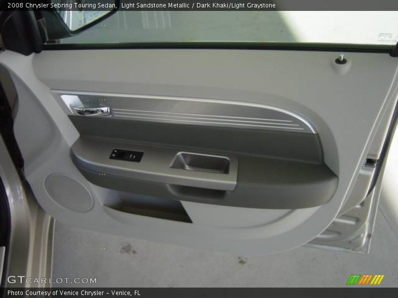 Light Sandstone Metallic / Dark Khaki/Light Graystone 2008 Chrysler Sebring Touring Sedan
