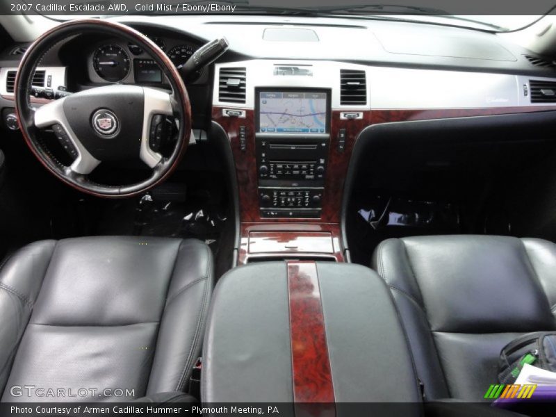 Gold Mist / Ebony/Ebony 2007 Cadillac Escalade AWD
