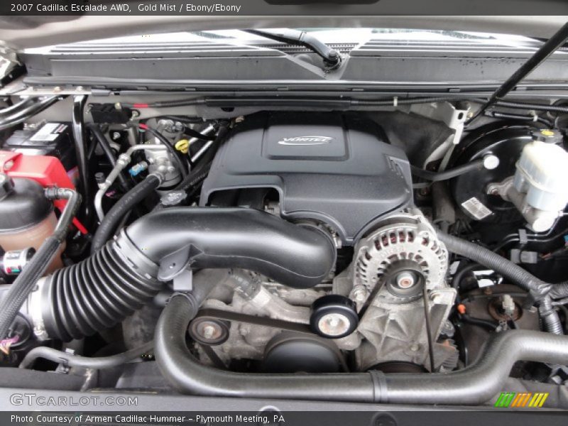 Gold Mist / Ebony/Ebony 2007 Cadillac Escalade AWD