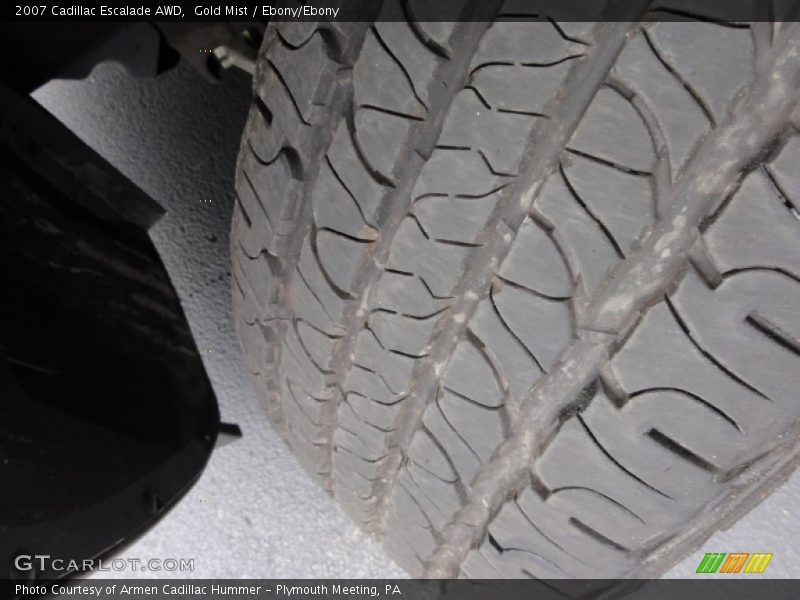 Gold Mist / Ebony/Ebony 2007 Cadillac Escalade AWD