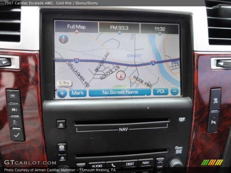 Gold Mist / Ebony/Ebony 2007 Cadillac Escalade AWD