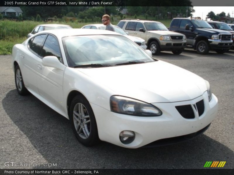Ivory White / Dark Pewter 2005 Pontiac Grand Prix GTP Sedan